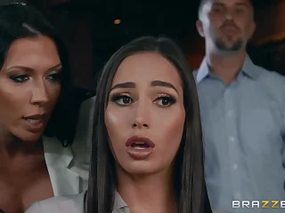 Both hot babes Rachel Starr and Desiree Dulce make me cum again!